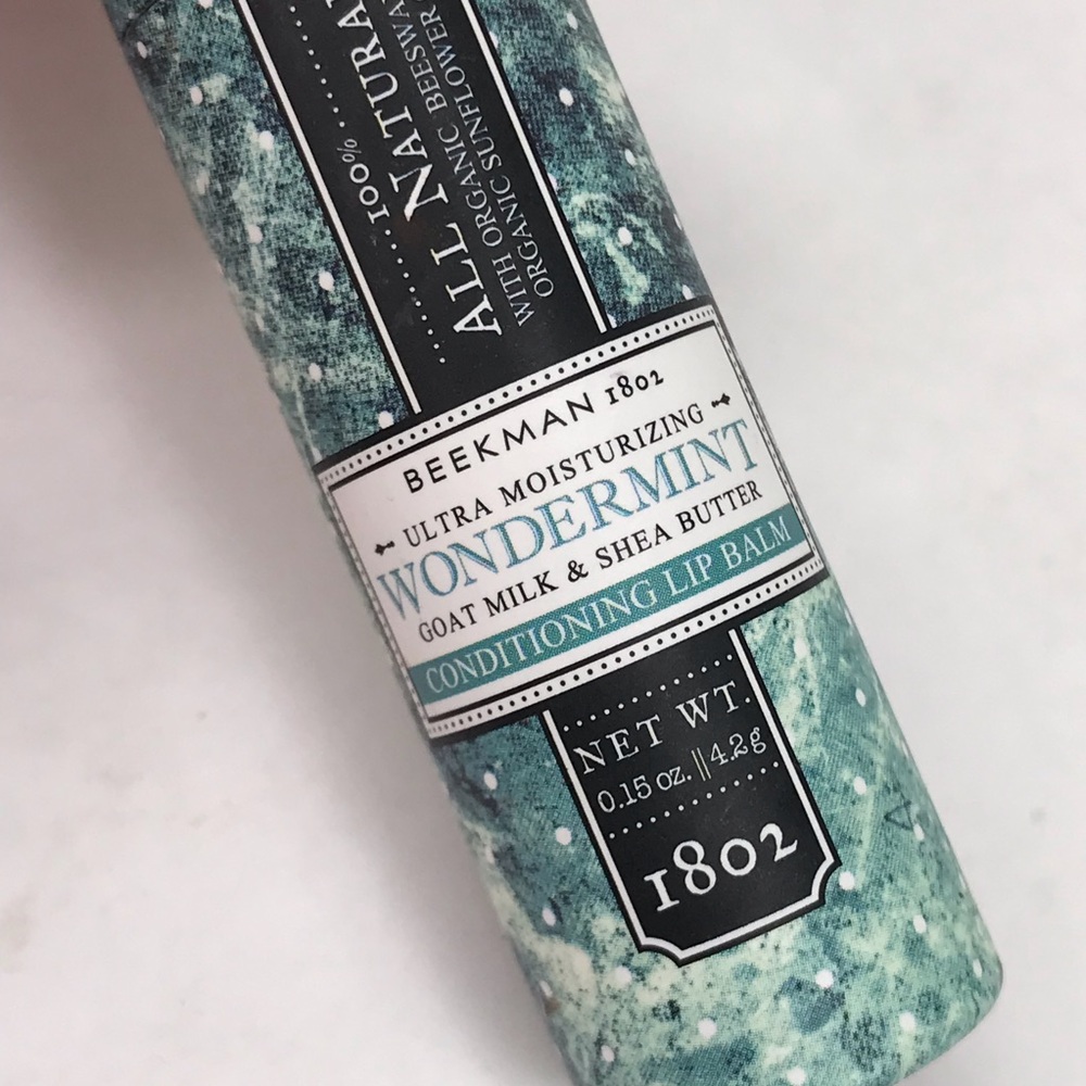 Beekman 1802 Goat Milk Shea Butter Wondermint Lip Balm New - Picture 3 of 5